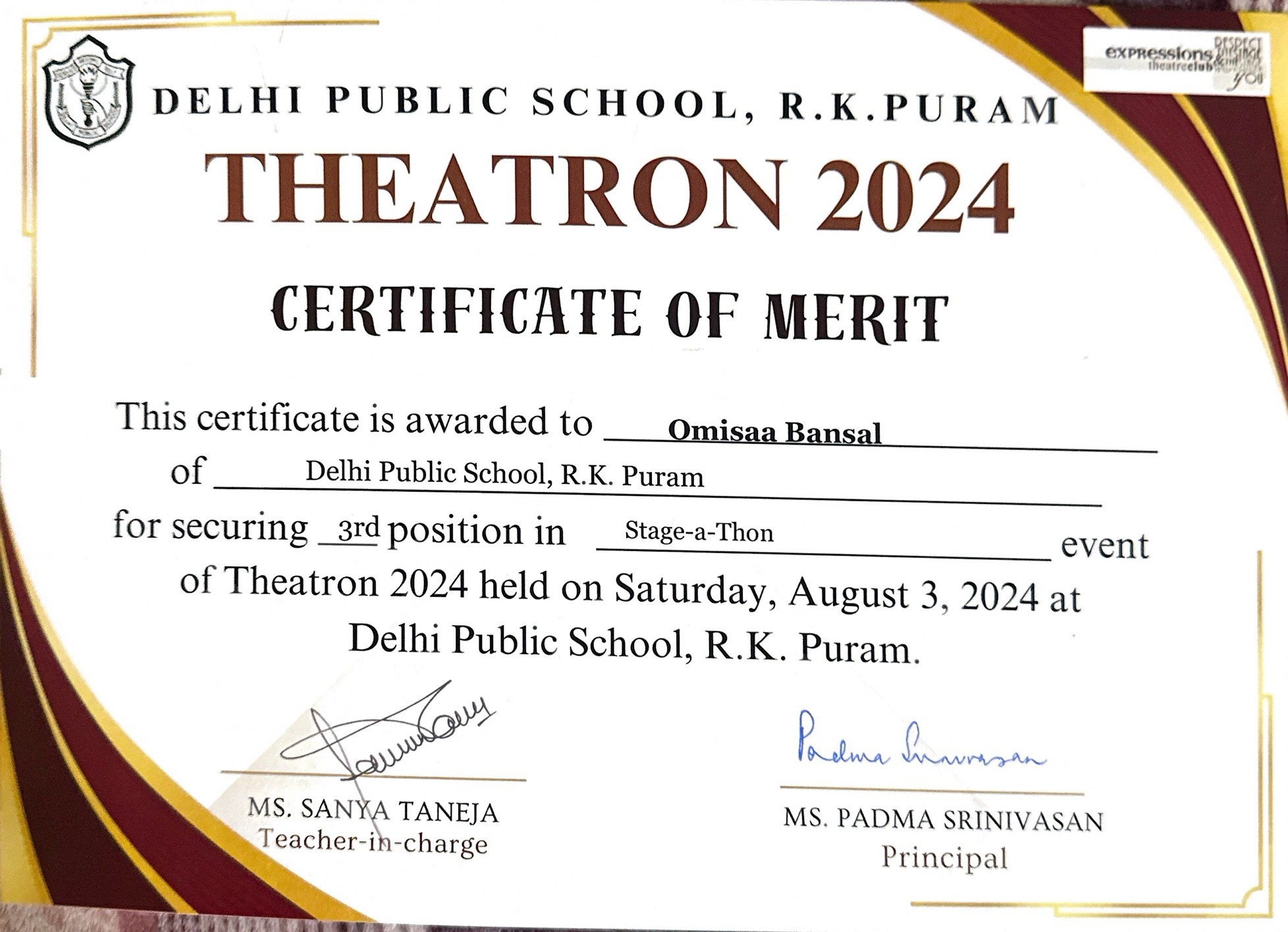 THEATRON - 3rd Position