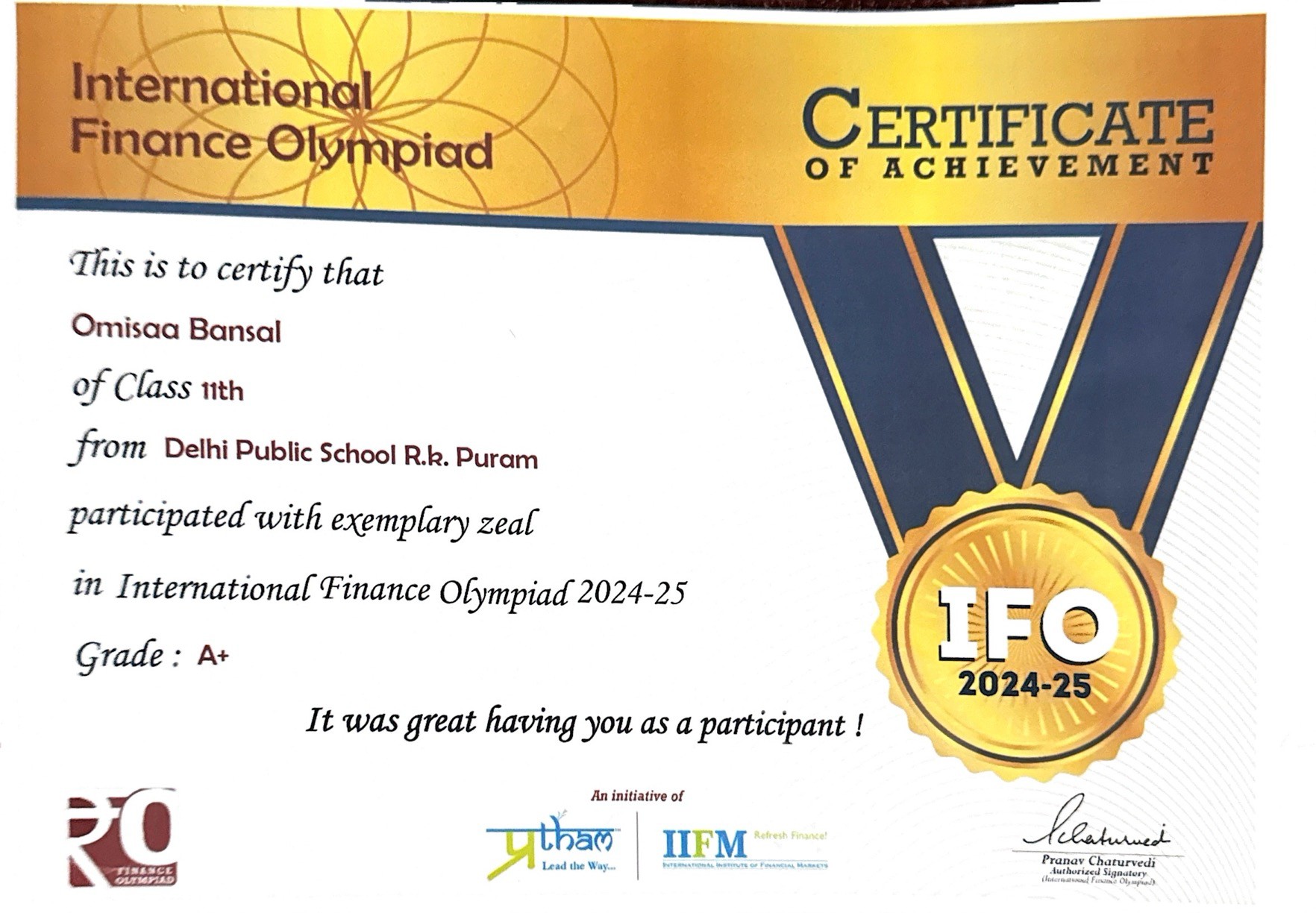 International Finance Olympiad