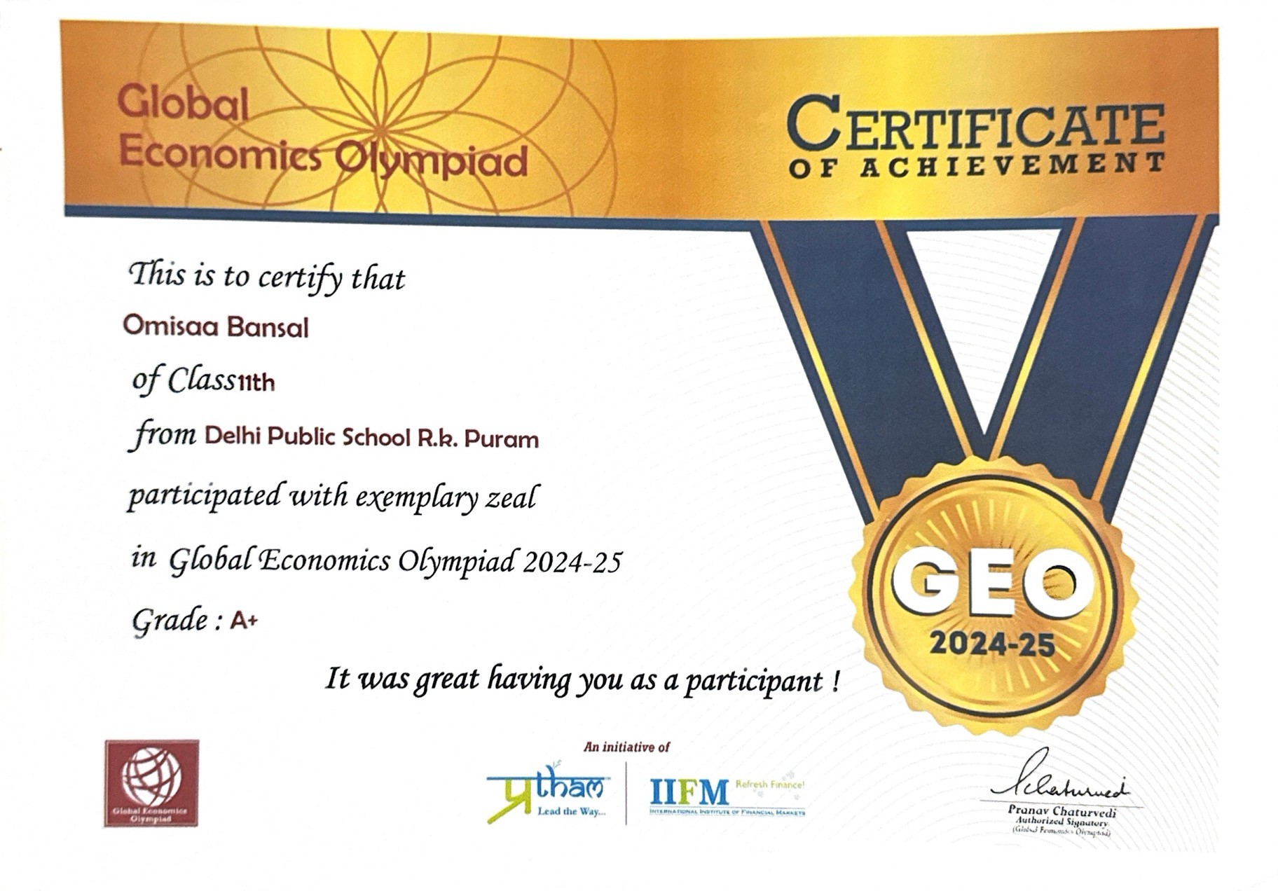 Global Economics Olympiad